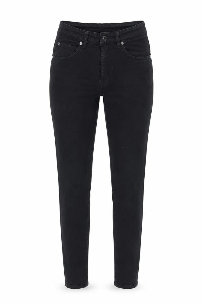 Womens UK Size 26 in Dr. Denim Regular Fit Skinny Black Jeans