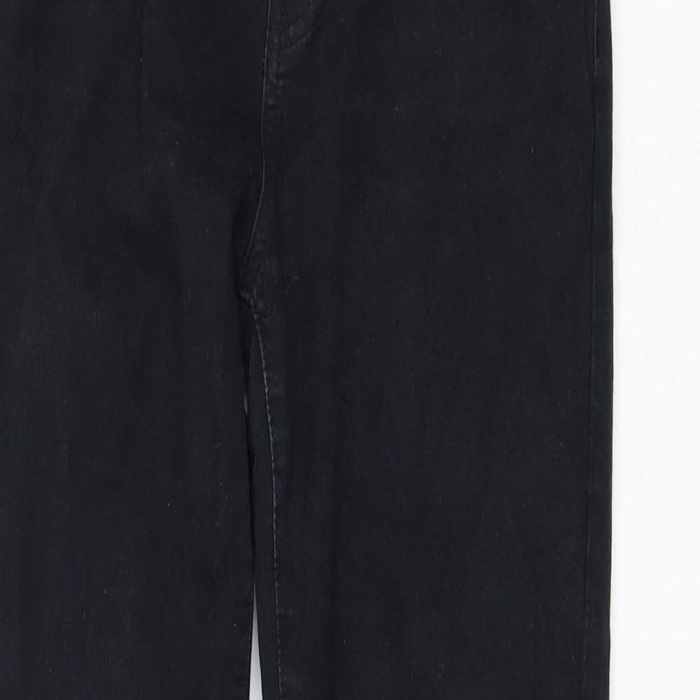 Womens UK Size 26 in Dr. Denim Regular Fit Skinny Black Jeans