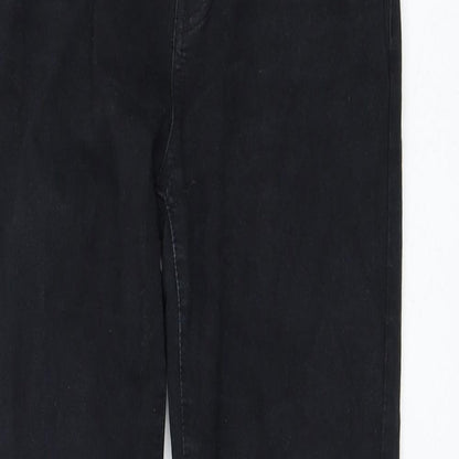 Womens UK Size 26 in Dr. Denim Regular Fit Skinny Black Jeans
