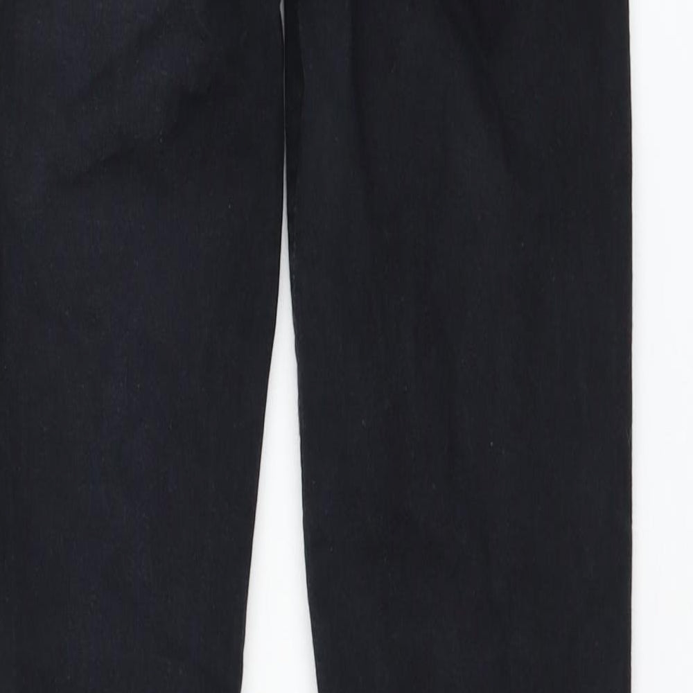 Womens UK Size 26 in Dr. Denim Regular Fit Skinny Black Jeans
