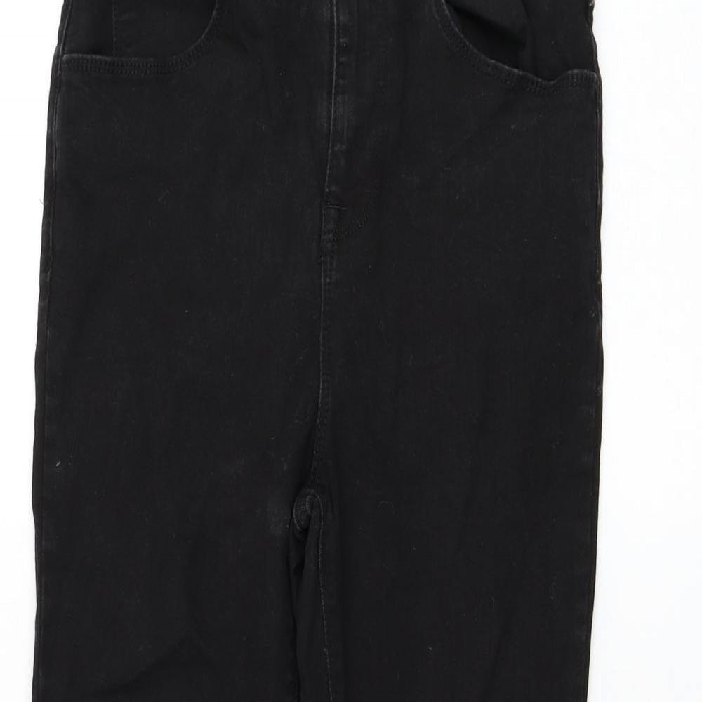 COLLUSION Womens Black Cotton Skinny Jeans Size 28 in L25 in Regular Zip