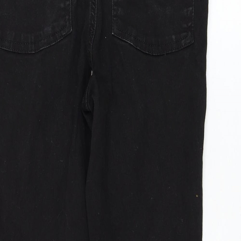 COLLUSION Womens Black Cotton Skinny Jeans Size 28 in L25 in Regular Zip