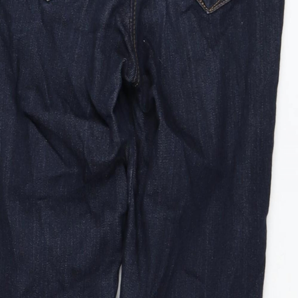 TU Womens Blue Viscose Skinny Jeans Size 10 L28 in Regular Zip