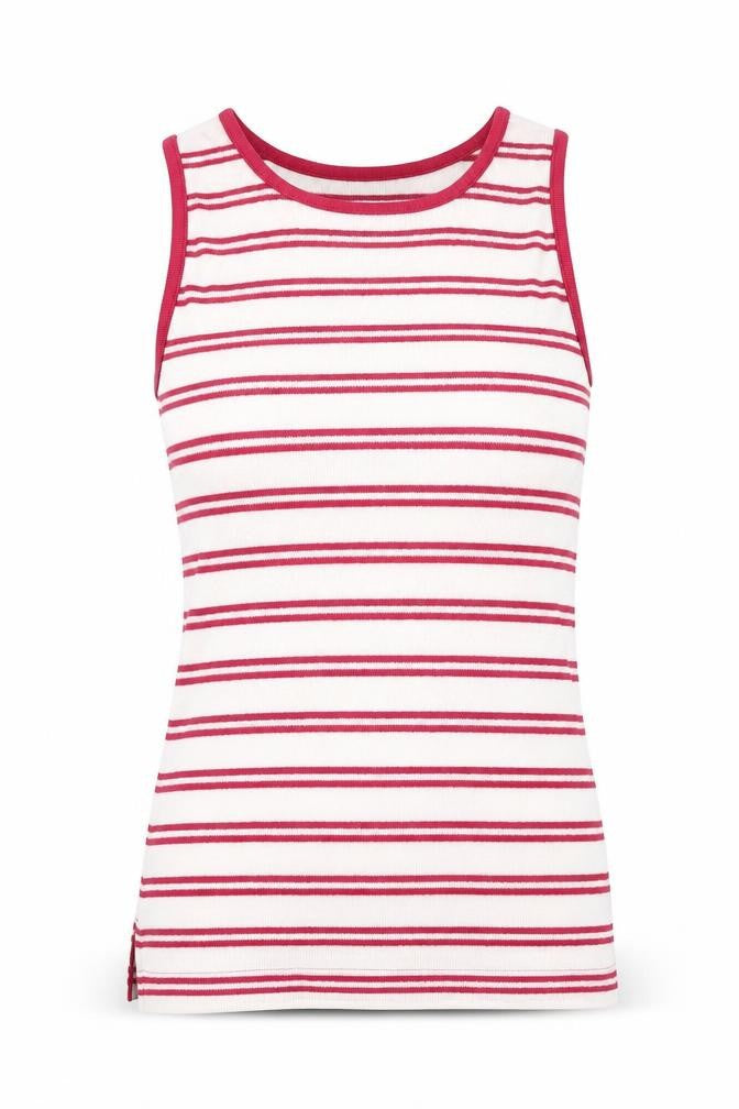 Womens UK Size 6 Marks and Spencer White Basic Tank