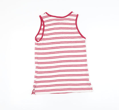 Womens UK Size 6 Marks and Spencer White Basic Tank