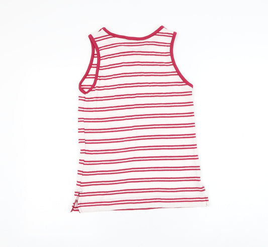 Womens UK Size 6 Marks and Spencer White Basic Tank