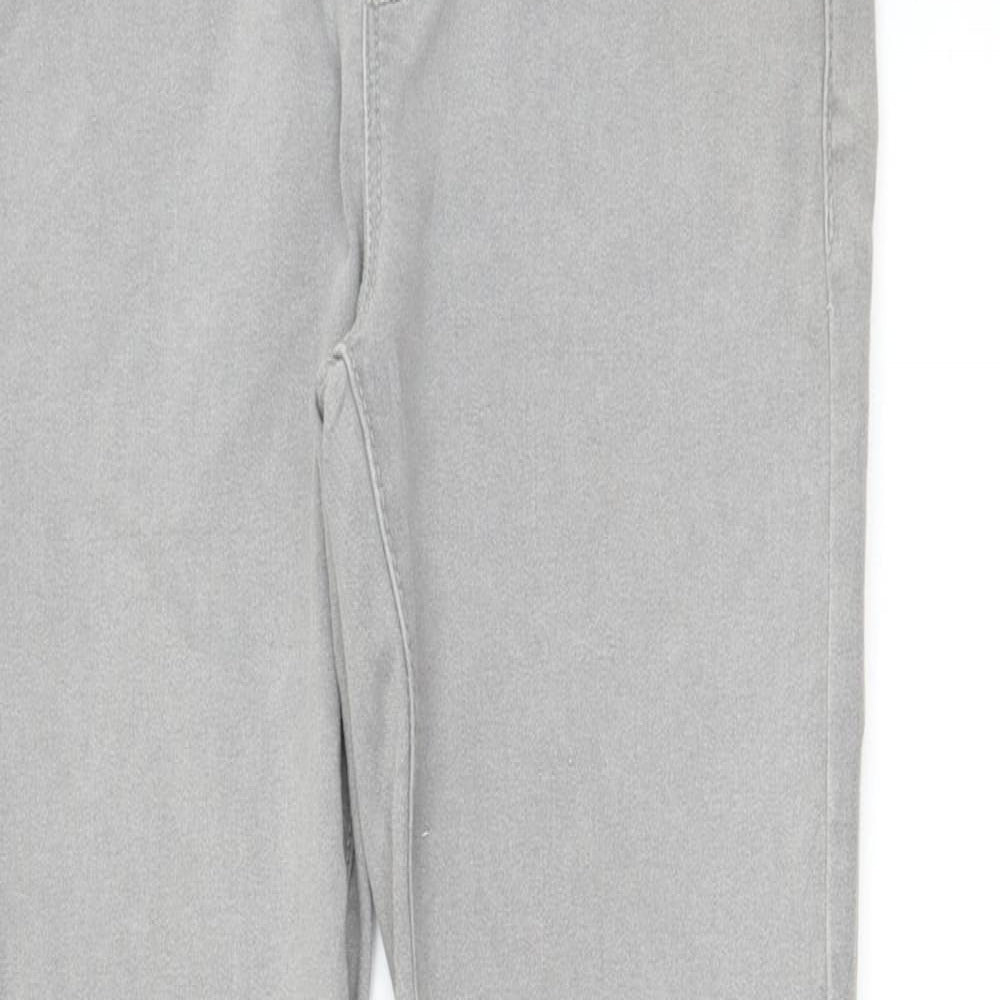 Primark Womens Grey Cotton Jegging Jeans Size 10 L29 in Regular