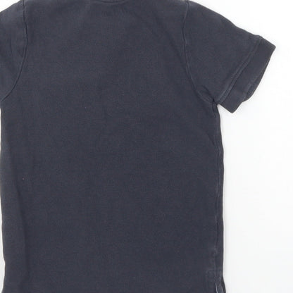 Nutmeg Boys Blue Cotton Basic Polo Size 2-3 Years Collared Button