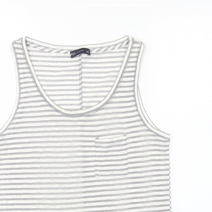 Womens UK Size 14 Marks and Spencer Grey Basic Tank