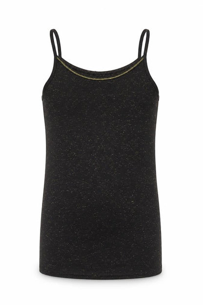 Matalan Girls Black Polyester Basic Tank Size 8-9 Years Round Neck Pullover