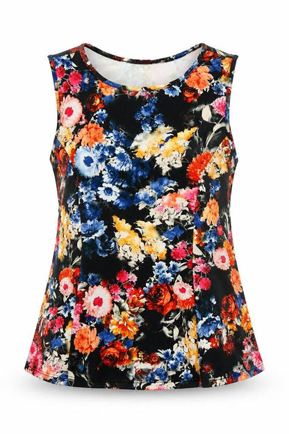 Womens UK Size 10 Atmosphere Multicoloured Basic Blouse