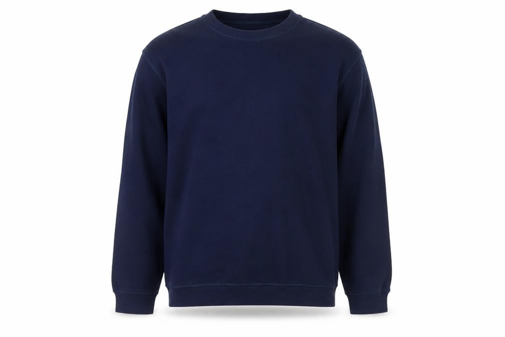 Back To Scool Boys Blue Cotton Pullover Sweatshirt Size 12-13 Years Pullover