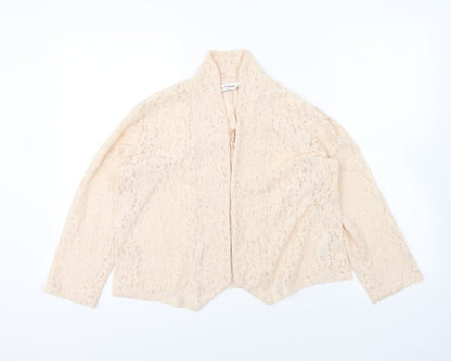 Womens UK Size 14 Miss Selfridge Ivory Cardigan Jumper