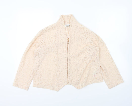 Womens UK Size 14 Miss Selfridge Ivory Cardigan Jumper