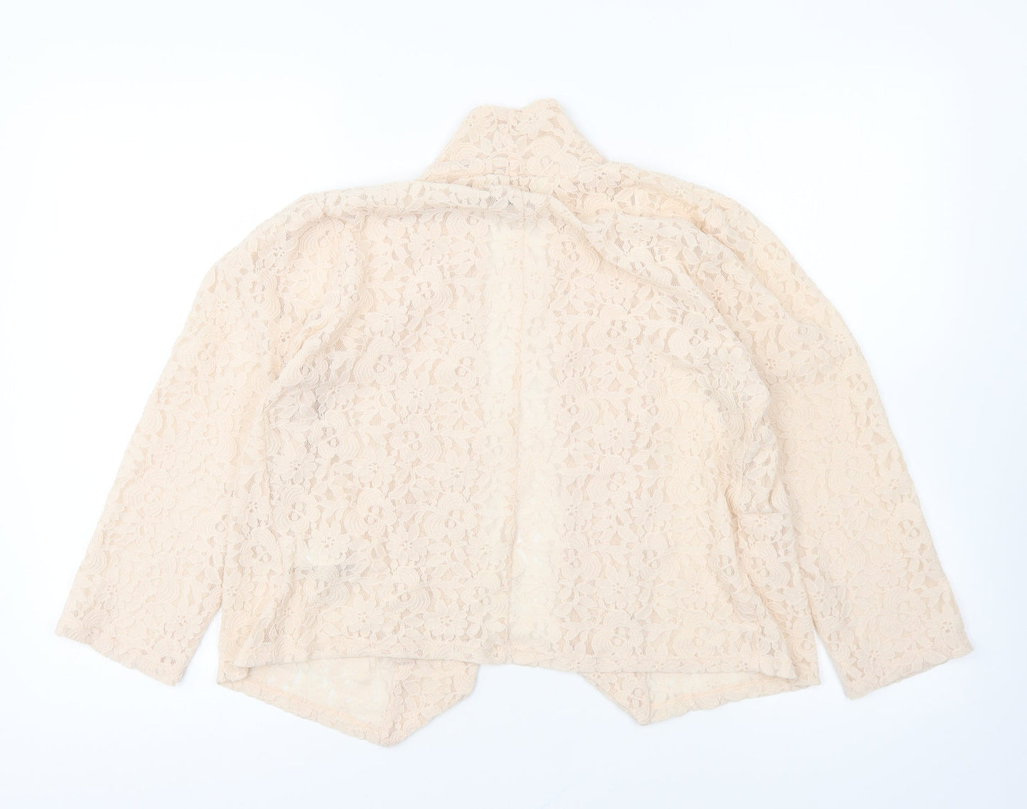 Womens UK Size 14 Miss Selfridge Ivory Cardigan Jumper