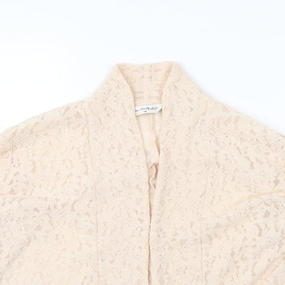 Womens UK Size 14 Miss Selfridge Ivory Cardigan Jumper