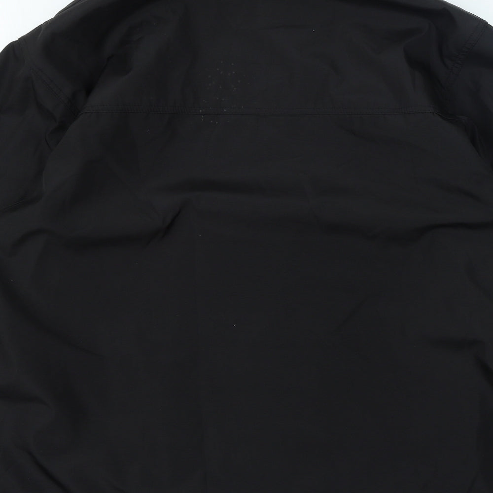 Mens UK Size L Buonamico Black Overcoat