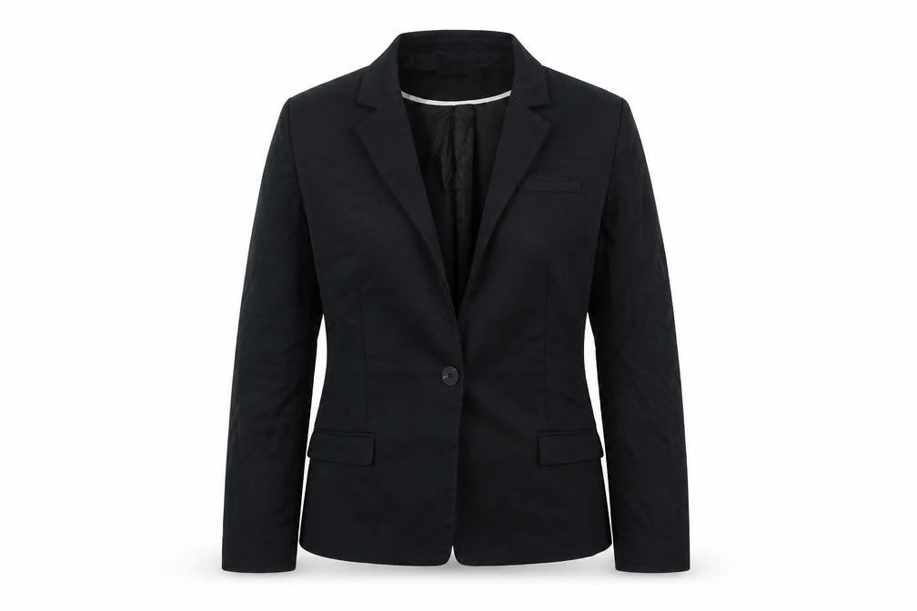 Womens UK Size 10 Mango Regular Black Blazer