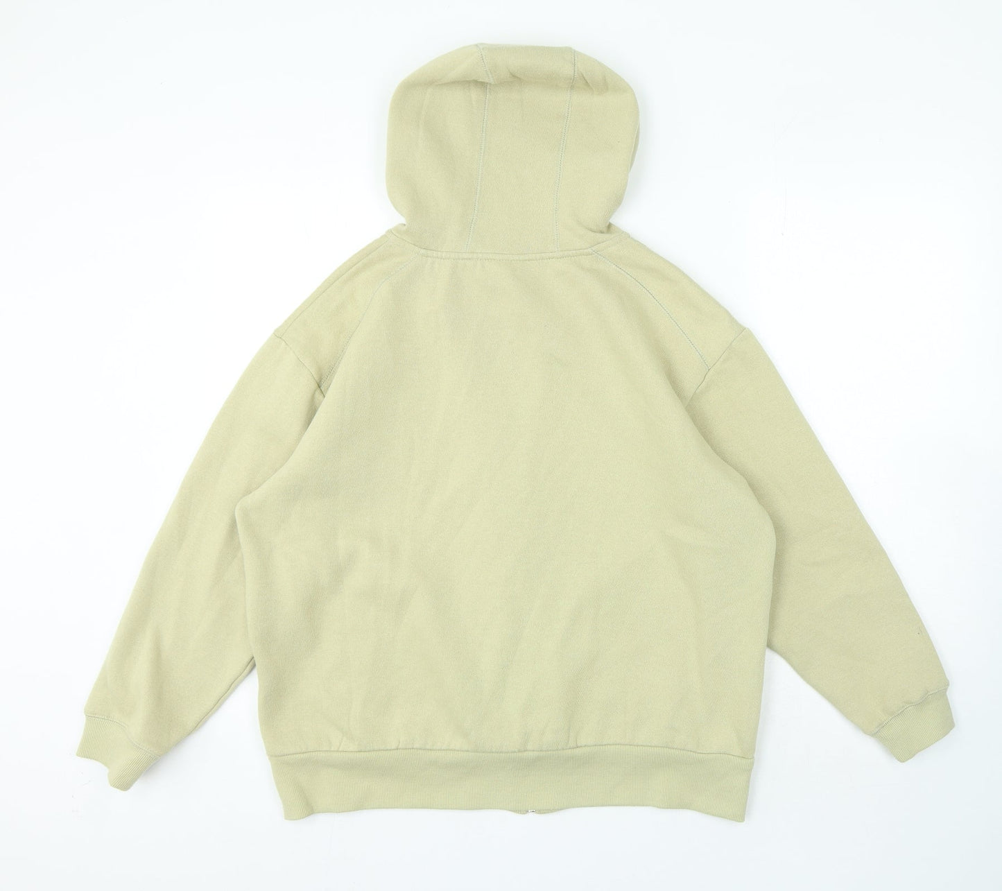 Trademark of Quality Womens Green Round Neck Polyester Full Zip Jumper Size 16