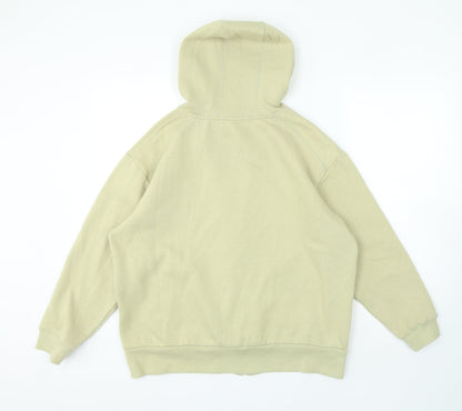 Trademark of Quality Womens Green Round Neck Polyester Full Zip Jumper Size 16