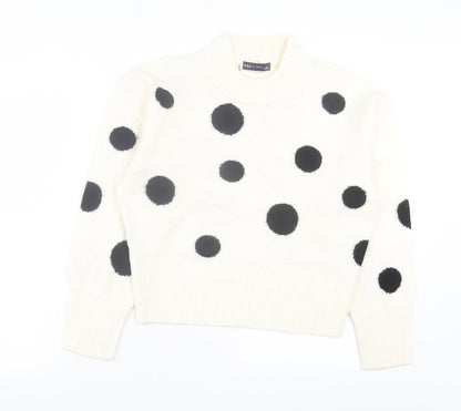 Womens UK Size M Marks and Spencer Ivory Pullover Jumper
