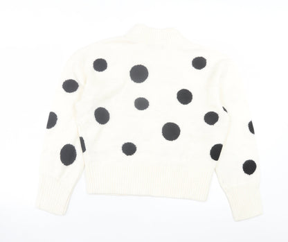 Womens UK Size M Marks and Spencer Ivory Pullover Jumper
