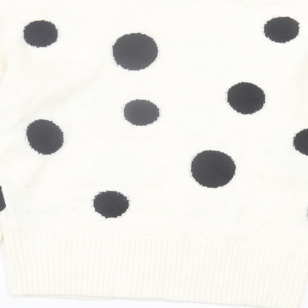 Womens UK Size M Marks and Spencer Ivory Pullover Jumper