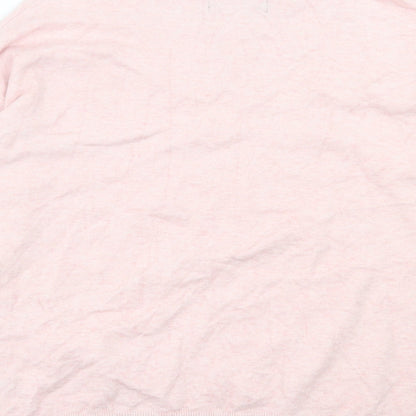 Womens UK Size S Marks and Spencer Pink Pullover Jumper