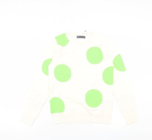 Womens UK Size 8 Marks and Spencer Green Pullover Jumper