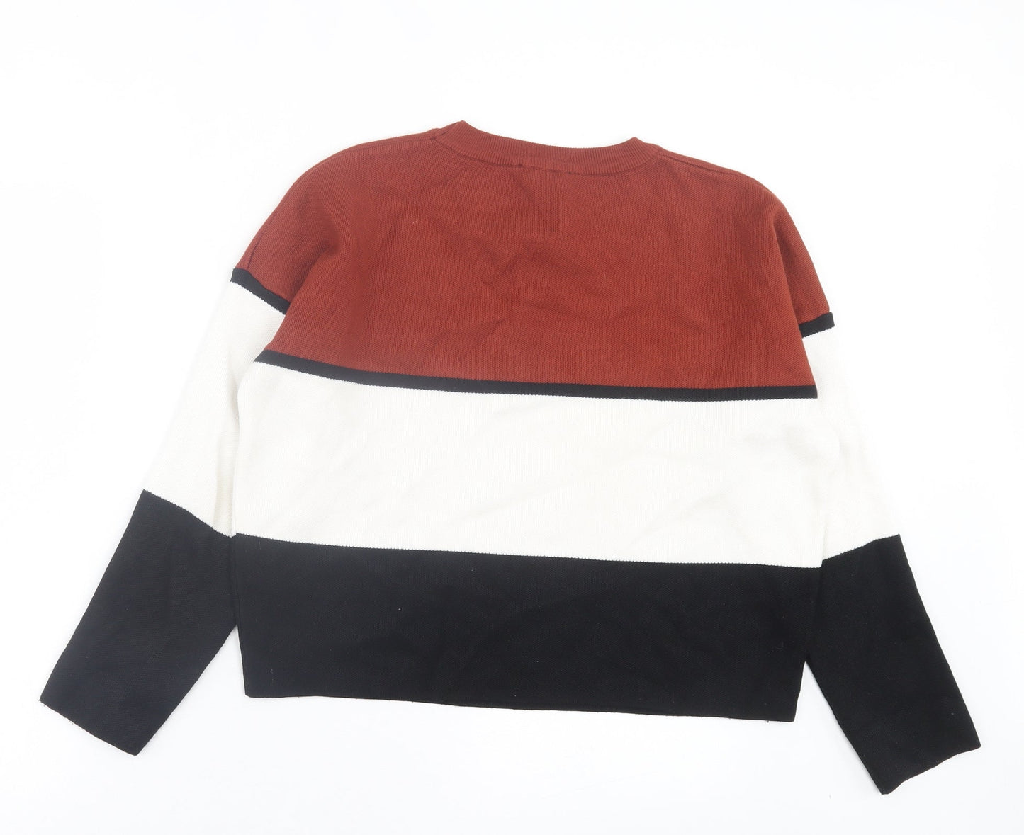 Womens UK Size M New Look Multicoloured Pullover Jumper