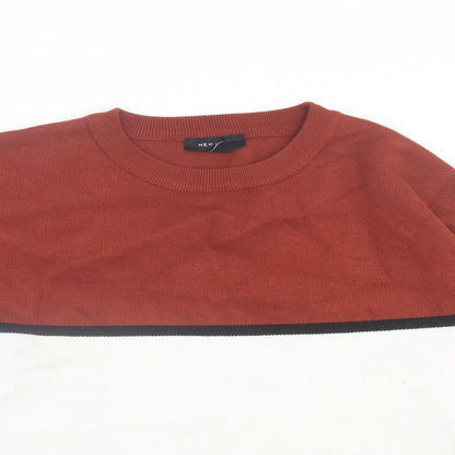 Womens UK Size M New Look Multicoloured Pullover Jumper