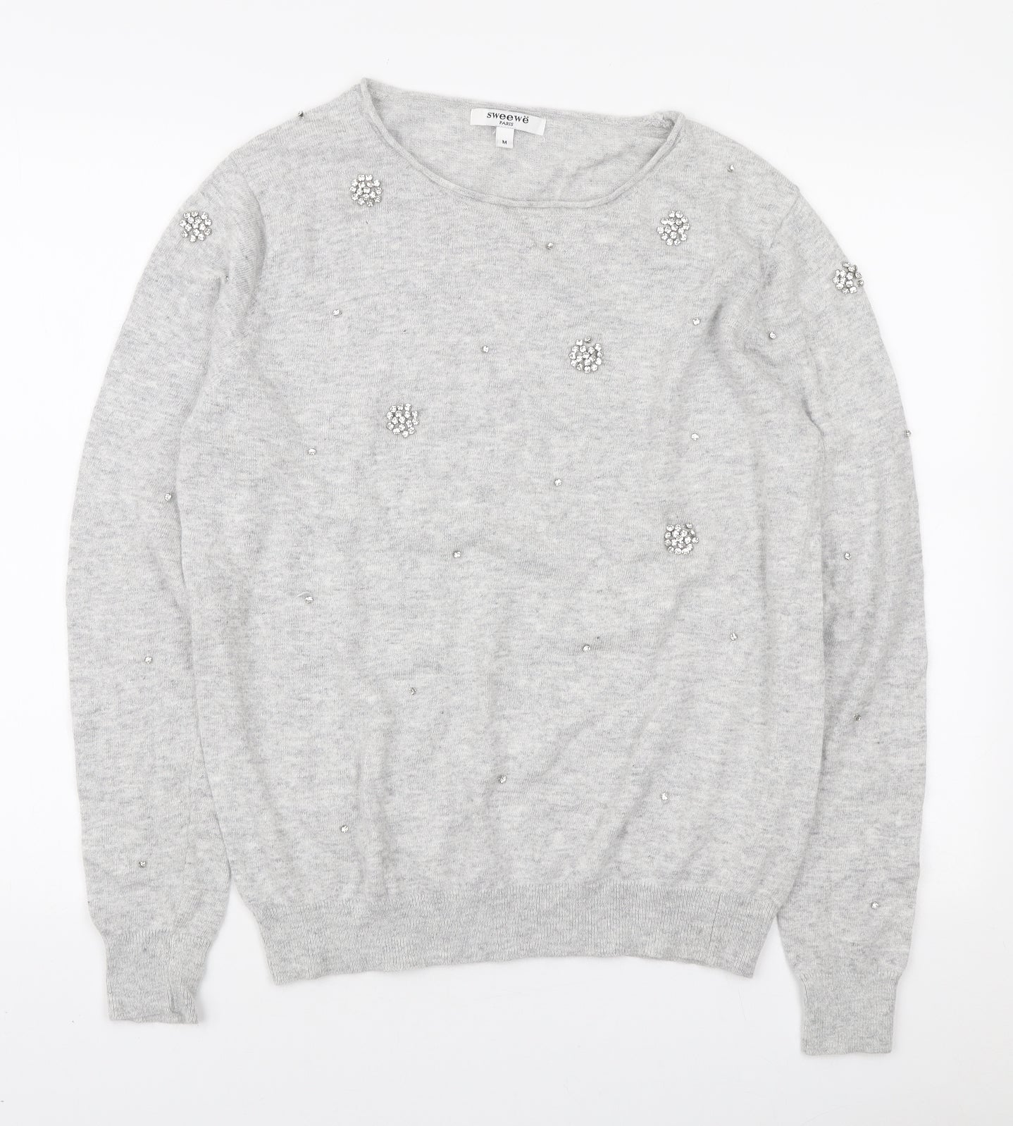 Womens UK Size M Sweewe Grey Pullover Jumper