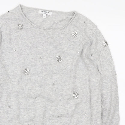 Womens UK Size M Sweewe Grey Pullover Jumper