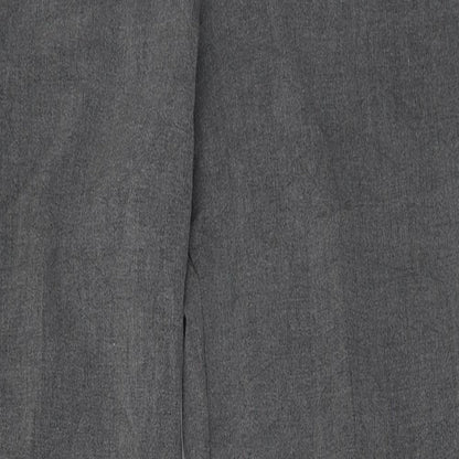 Womens UK Size 14 Marks and Spencer Regular Fit  Grey Trousers