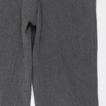 Womens UK Size 14 Marks and Spencer Regular Fit  Grey Trousers