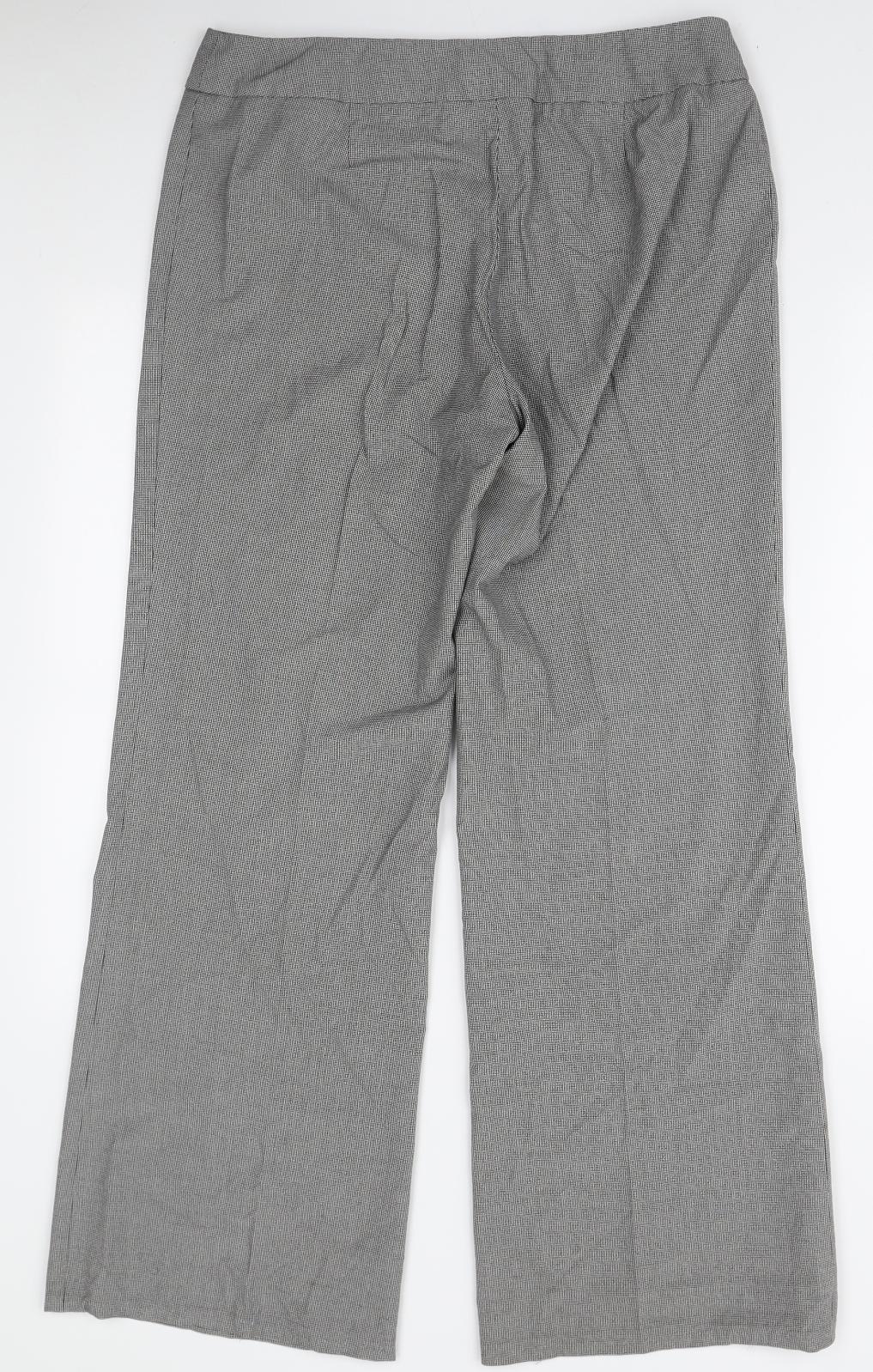 Womens UK Size 14 Marks and Spencer Regular Fit  White Trousers