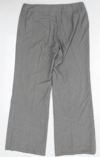 Womens UK Size 14 Marks and Spencer Regular Fit  White Trousers