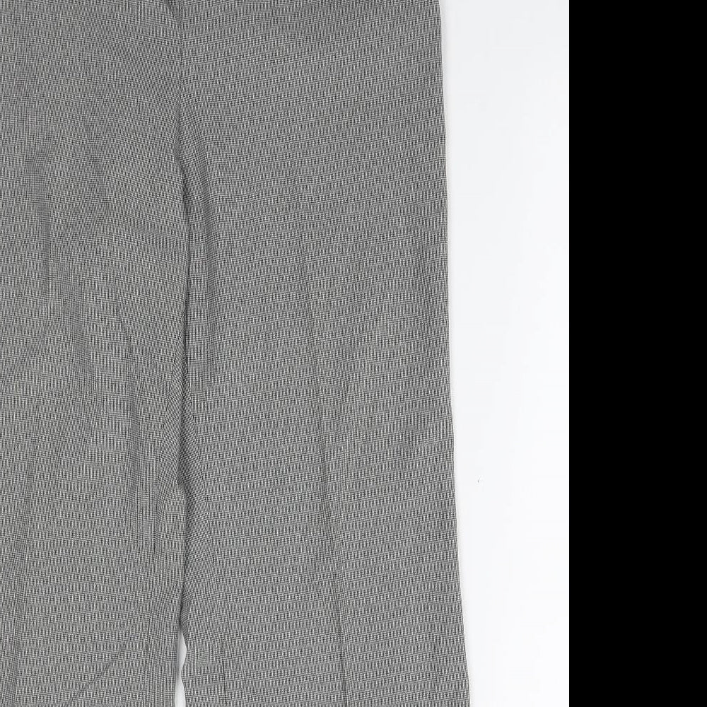 Womens UK Size 14 Marks and Spencer Regular Fit  White Trousers