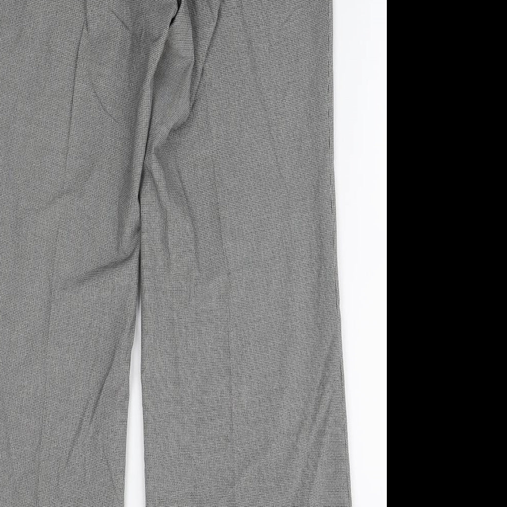 Womens UK Size 14 Marks and Spencer Regular Fit  White Trousers