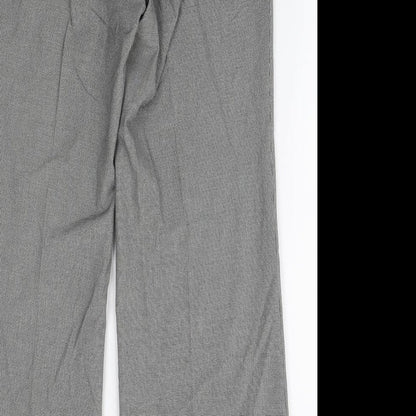 Womens UK Size 14 Marks and Spencer Regular Fit  White Trousers