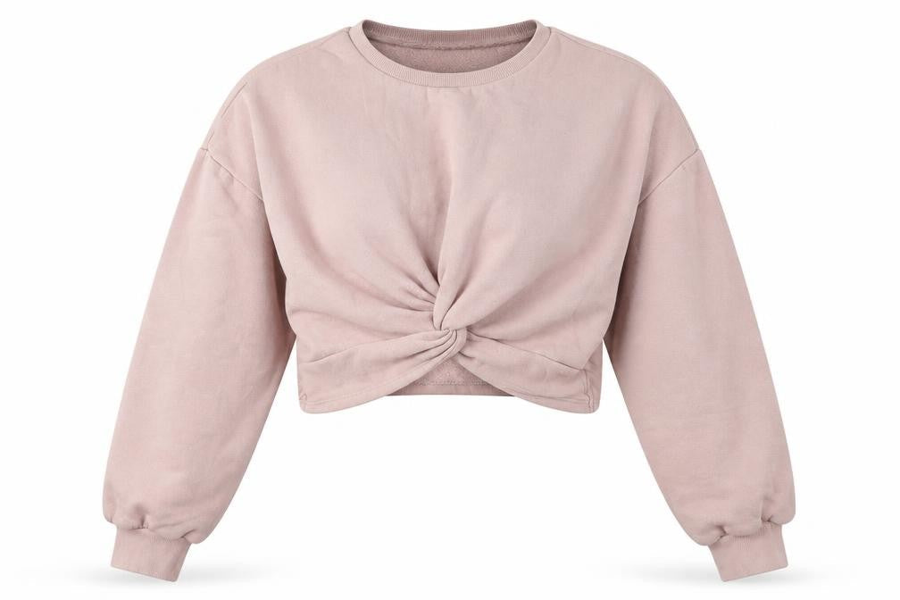 Womens UK Size S Divided by H&M Pink Pullover Sweatshirt