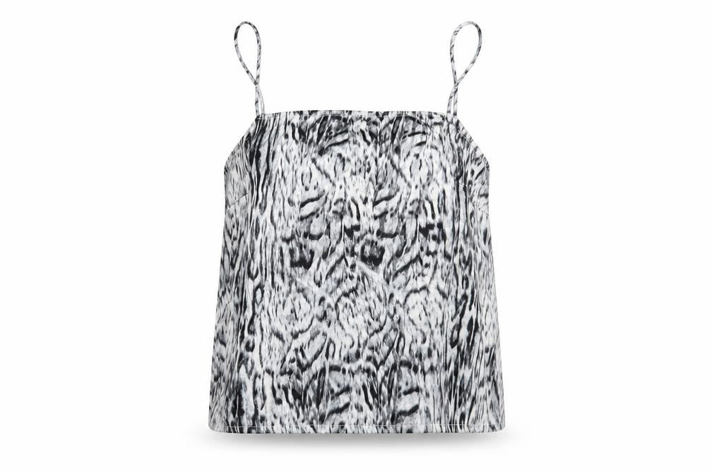 Womens UK Size M Topshop Grey Camisole Blouse