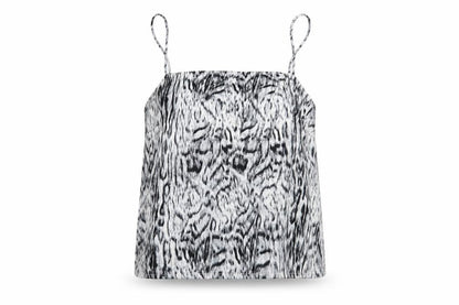 Womens UK Size M Topshop Grey Camisole Blouse
