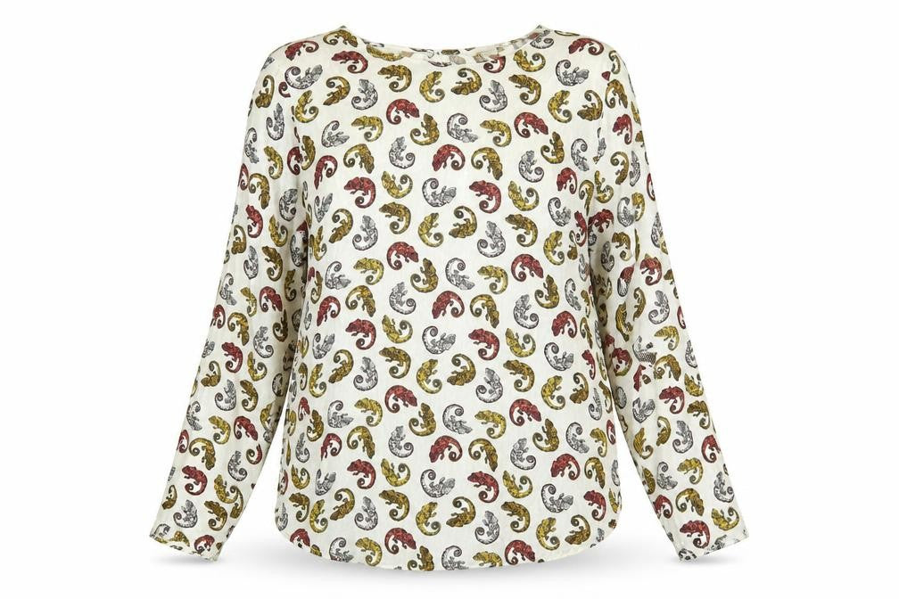 Womens UK Size 10 H&M White Basic Blouse