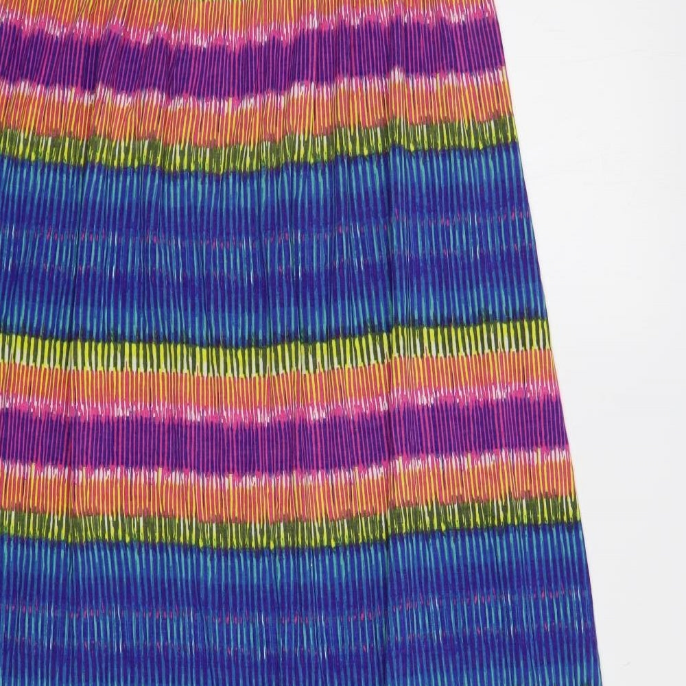 TU Womens Multicoloured Striped Maxi Off the Shoulder Pullover