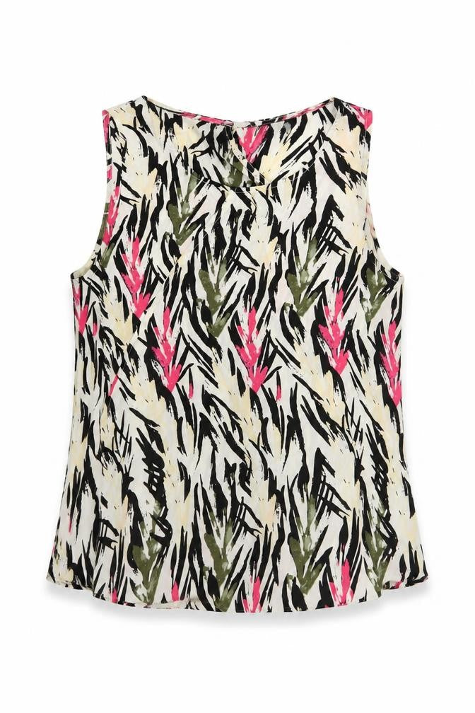 Womens UK Size S VILA Multicoloured Basic Blouse