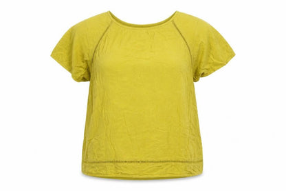 Womens UK Size 14 NEXT Yellow Basic Blouse