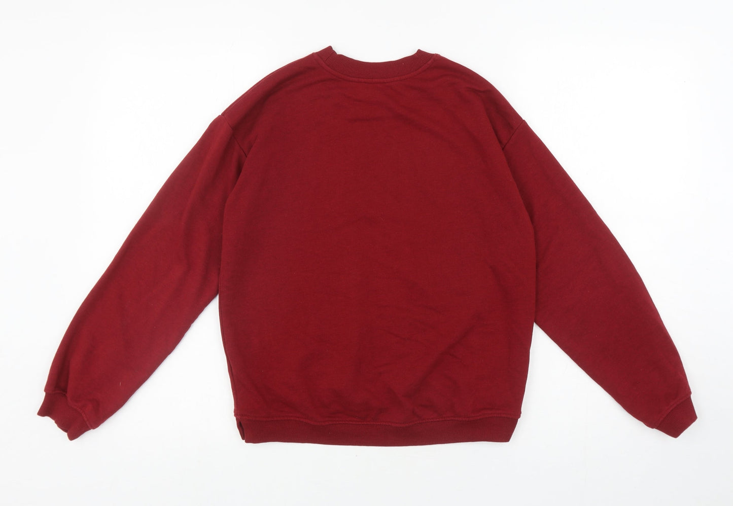 H&M Boys Red Cotton Pullover Sweatshirt Size 10 Years Pullover - Tignes