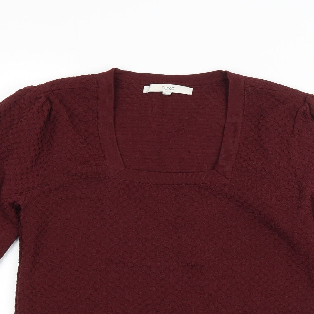 Womens UK Size 10 NEXT Purple Pullover Jumper