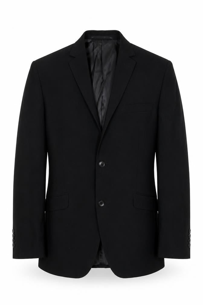 Mens UK Size 36 Lambretta Regular Black Suit Jacket